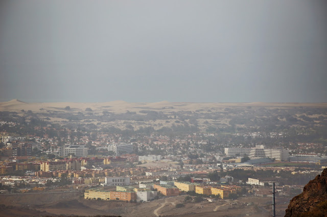 Dunas de Maspalomas desde Mirador Degollada de las Yeguas - Gran Canaria