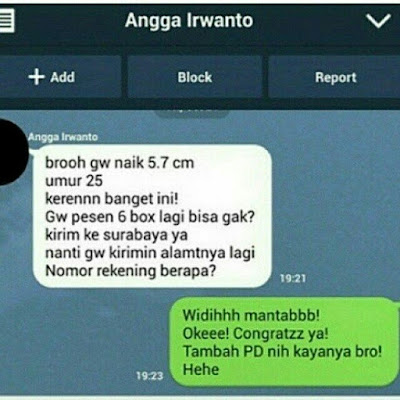 Testimoni Obat Peninggi  Badan TIENS Asli