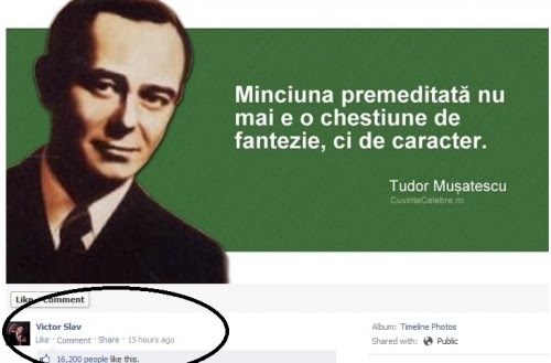 Victor Slav dă de pământ cu Bianca pe Facebook. Mesajul lui a strâns în câteva ore peste 16.000 de like-uri  