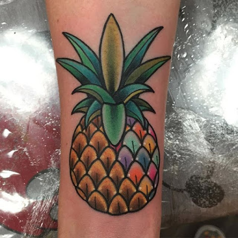 Say Aloha To These Cool Pineapple Tattoos