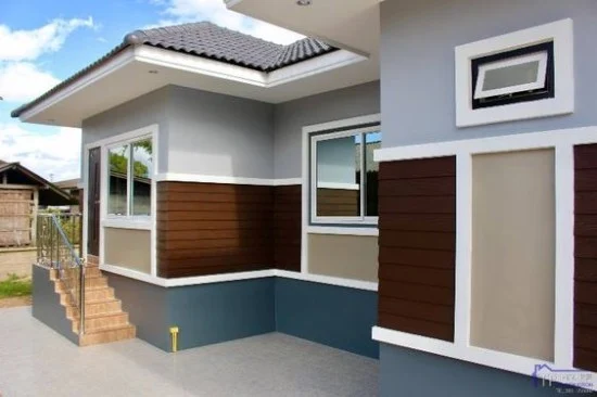 contoh model dinding depan rumah minimalis