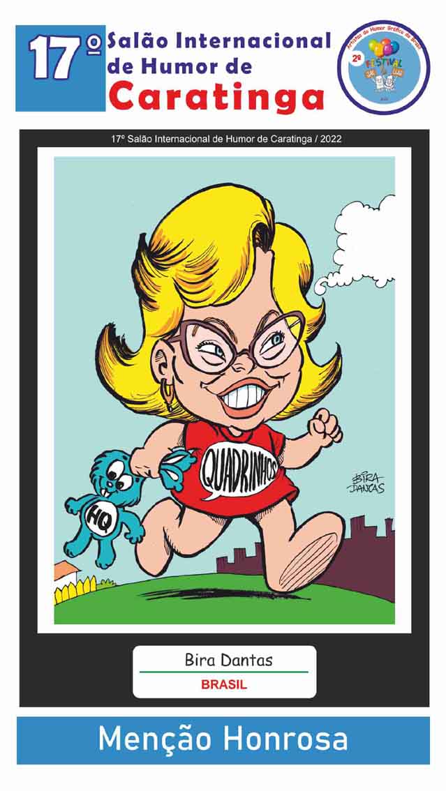 Results of the 17th Caratinga Humor Exhibition in the Category Caricature "Sônia Luyten"