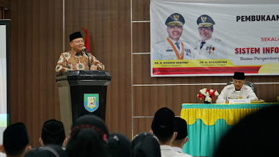 Permudah Akses Infomasi Diklat, Gubernur Rohidin Launching E-Silat