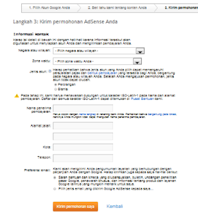 form pendaftaran google ad sense