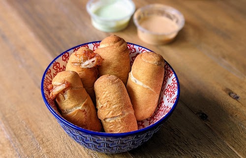 Guava and cheese tequeños