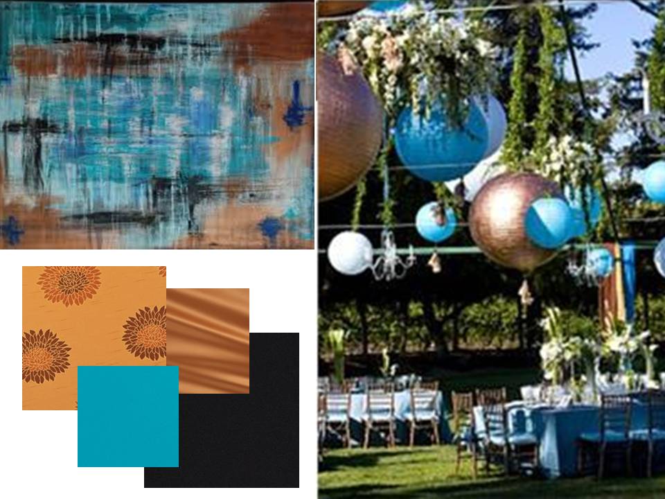 turquoise pairing for wedding