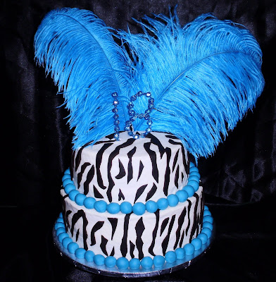 Zebra Birthday Cake on Christie S Sweet Treats   Balloons