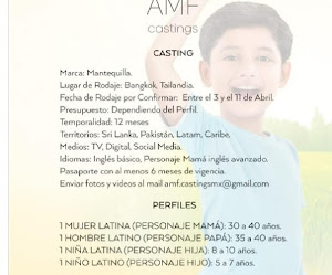 🎬 CASTING CDMX varios perfiles 🎬 ⚠️ Rodaje en Tailandia, pasaporte con mínimo 6 meses de vigencia obligatorio ⚠️