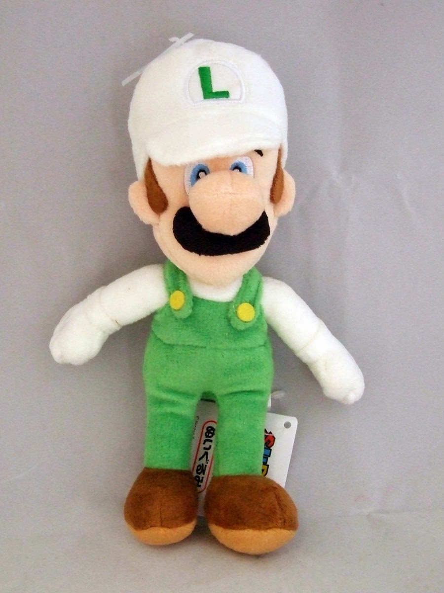 Peluche Luigi de fuego