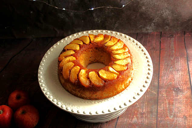 bolo de maca e canela