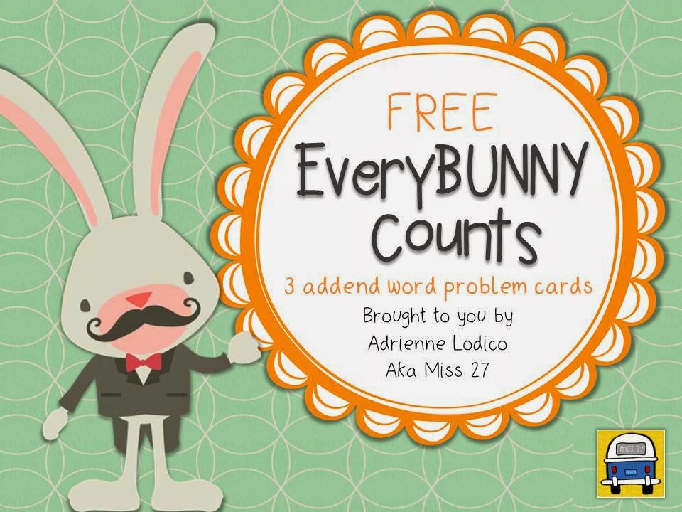 http://www.teacherspayteachers.com/Product/EveryBUNNY-Counts-FREE-3-addend-word-problem-cards-1212395