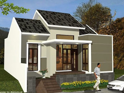 model rumah sangat sederhana terbaru