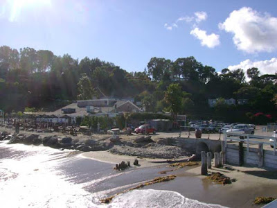 Paradise Cove Beach Cafe Viewed From Pier