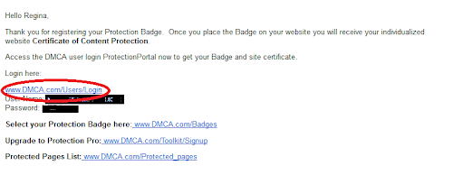 Mendaftarkan Blog di DMCA Protection