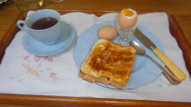 Toast for breakfast, lunch and tea