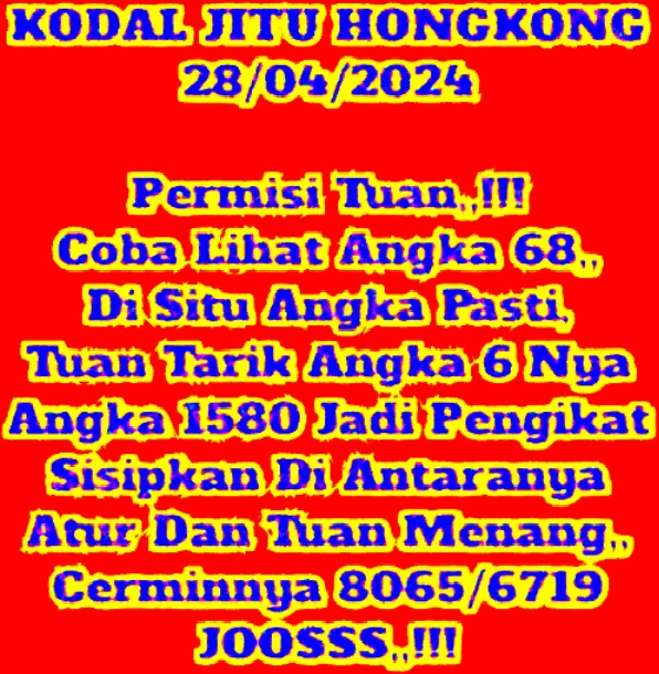 TOGEL KELUAR HONGKONG