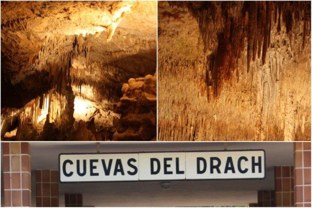 Interior Cuevas del Drach en Mallorca – Cartel Cuevas del Drach