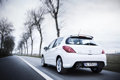 2011 Peugeot 308 GTi Rear Angle View