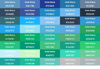 kode warna Flat UI Color material design