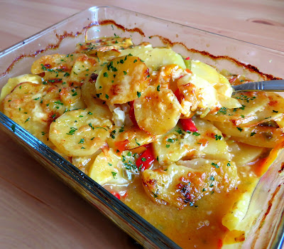 Jalapeno & Cheese Potato Bake