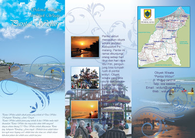 cara membuat brosur dengan photoshop, belajar photoshop, pemula, cs6, pantai widuri, brosur wisata, brosur travel