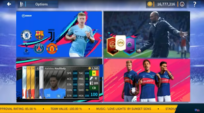  A new android soccer game that is cool and has good graphics DLS 19 Mod FIFA 19 New Update