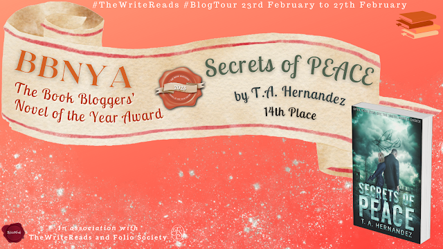 Secrets of Peace by TA Hernandez tour banner