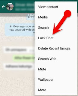 cara megunci aplikasi whatsapp untuk chat tertentu
