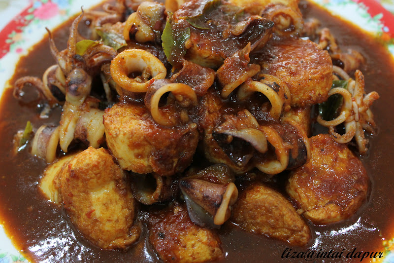 INTAI DAPUR: Sotong Masak Ala Siam.