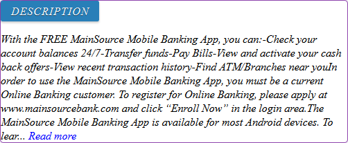 mainsource online banking