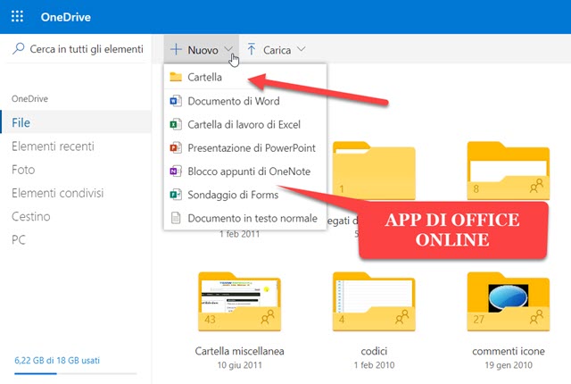 onedrive-cartella-file