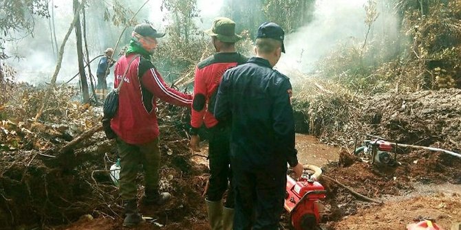 Kebakaran di Suaka Margasatwa Bengkalis Hanguskan Belasan Hektare