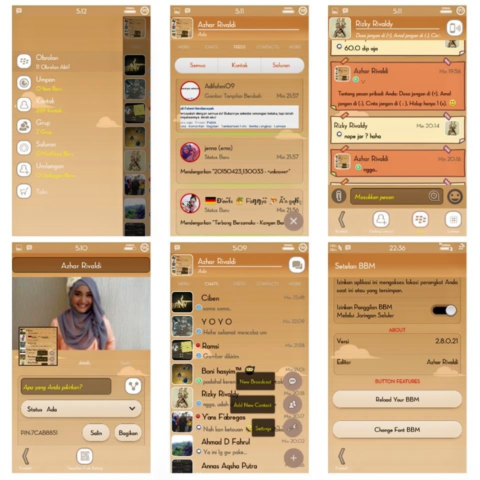 Kumpulan MOD BBM APK For Android Terbaru Terlengkap 2017 INDO