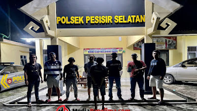 Polsek Pesisir Selatan Bersama Polres Lampung Barat Berhasil Amankan Pelaku Curat