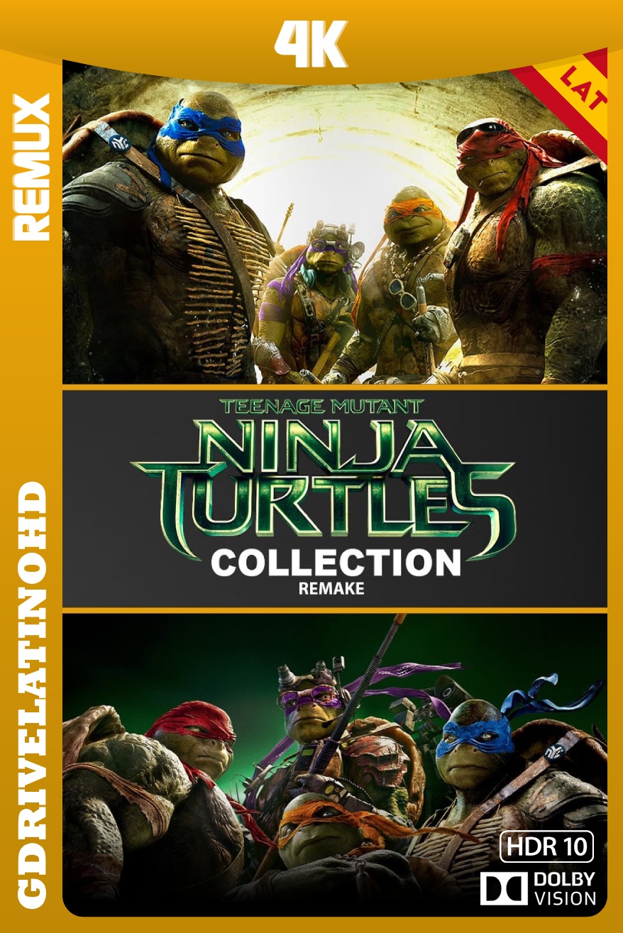 Tortugas Ninja – Colección (2014-2016) BDRemux 4K DV HDR10 Latino-Inglés