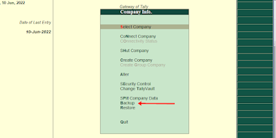 tally data backup