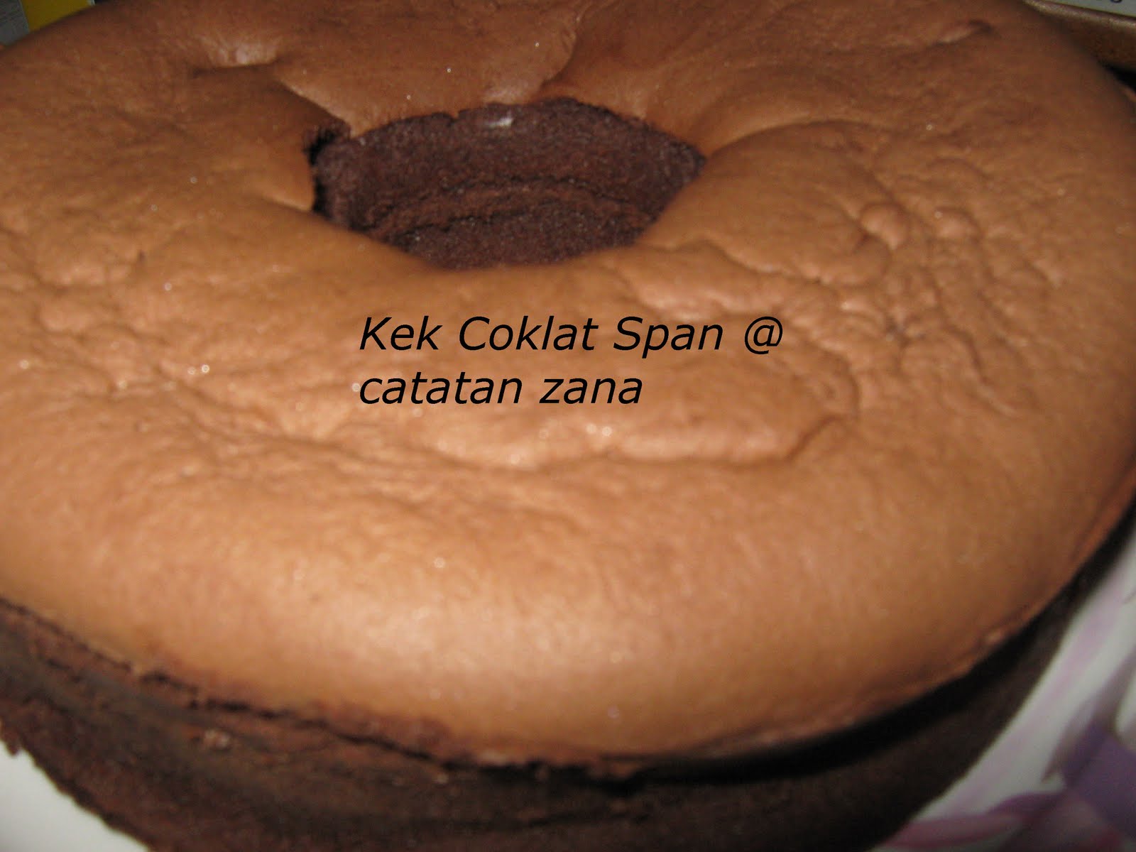BloG SuriRuMaH: Kek Span Coklat dan Tiramisu