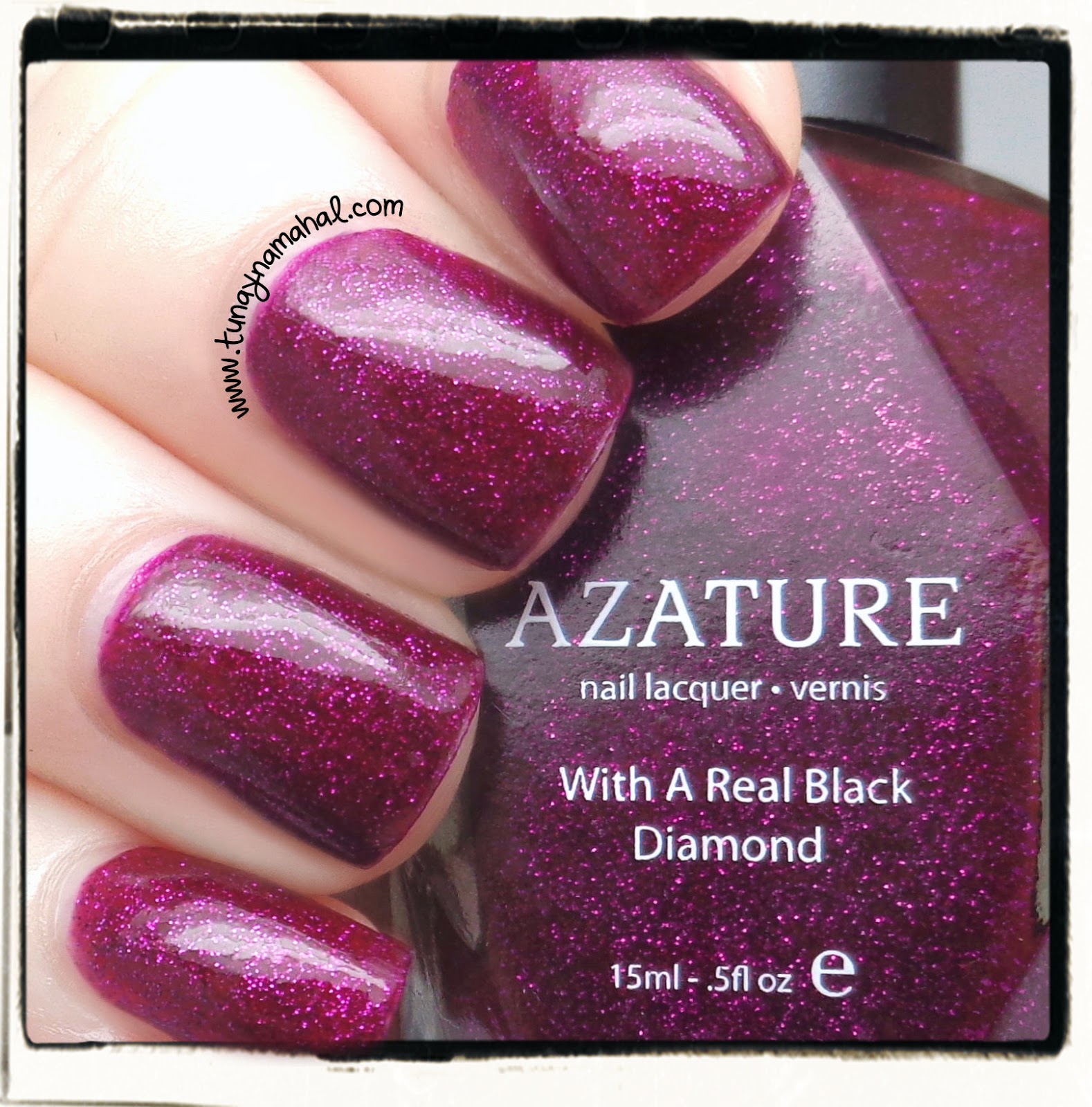 Amazon.com: AZATURE Esmalte de uñas negro, Cyprus Diamond, 0.5 onzas  líquidas : Belleza y Cuidado Personal