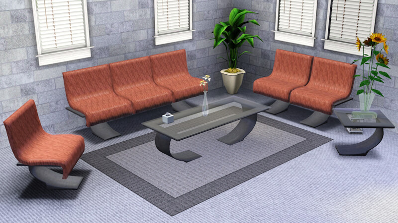 The Sims 3 Living Room Set