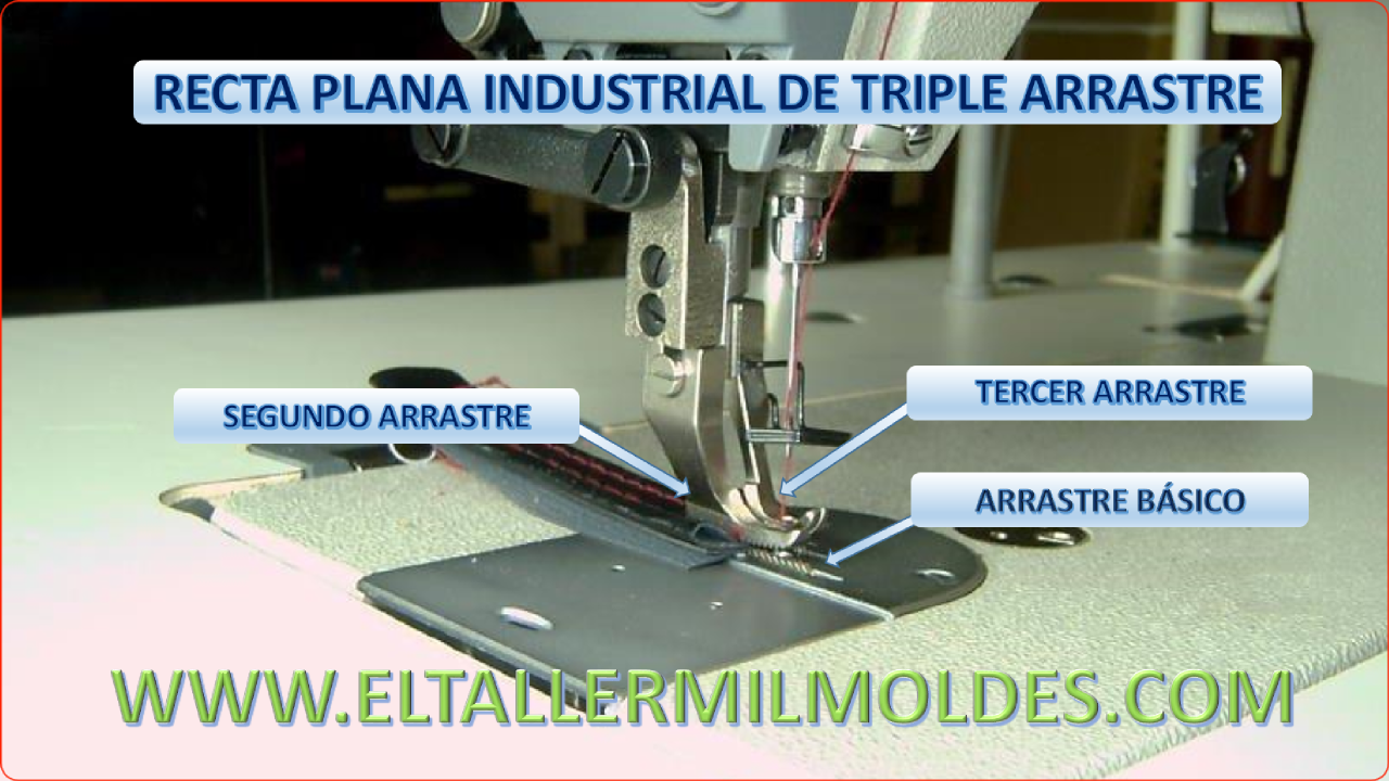 Maquina de coser seiko triple arrastre