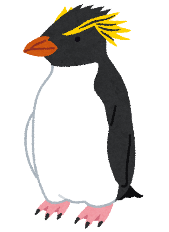 イワトビペンギンのイラスト かわいいフリー素材集 いらすとや