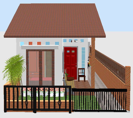  Rumah  Minimalis  Ukuran  5x10 