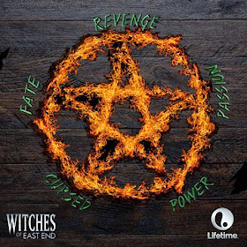 Burning pentacle for Witches of East End