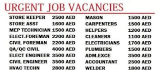 Toolman Maintenance LLC Multiple Staff Jobs Recruitment For Abu Dhabi and UAE Location | Walk in interview