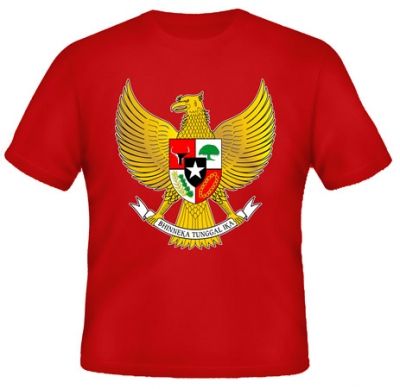 Contoh desain kaos HUT RI ke 74 pada 17 Agustus 2021 yang 