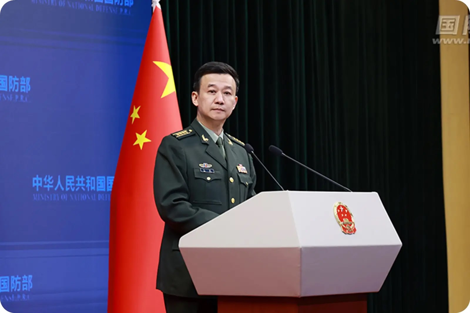 Senior Colonel Wu Qian PRC MND Spokesperson