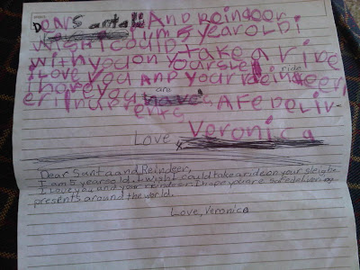 Veronica's Santa Letter