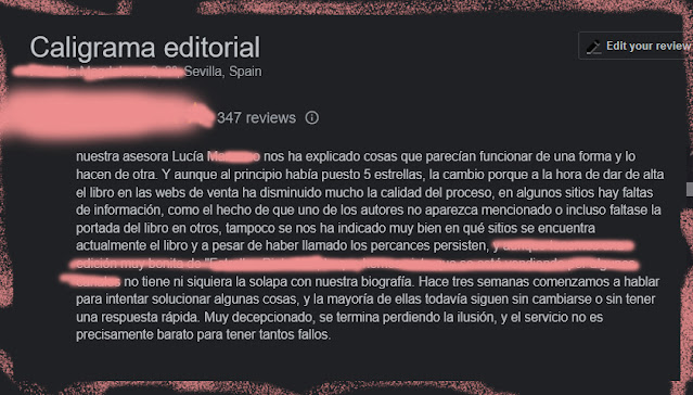 Caligrama Editorial Opiniones LANTIA