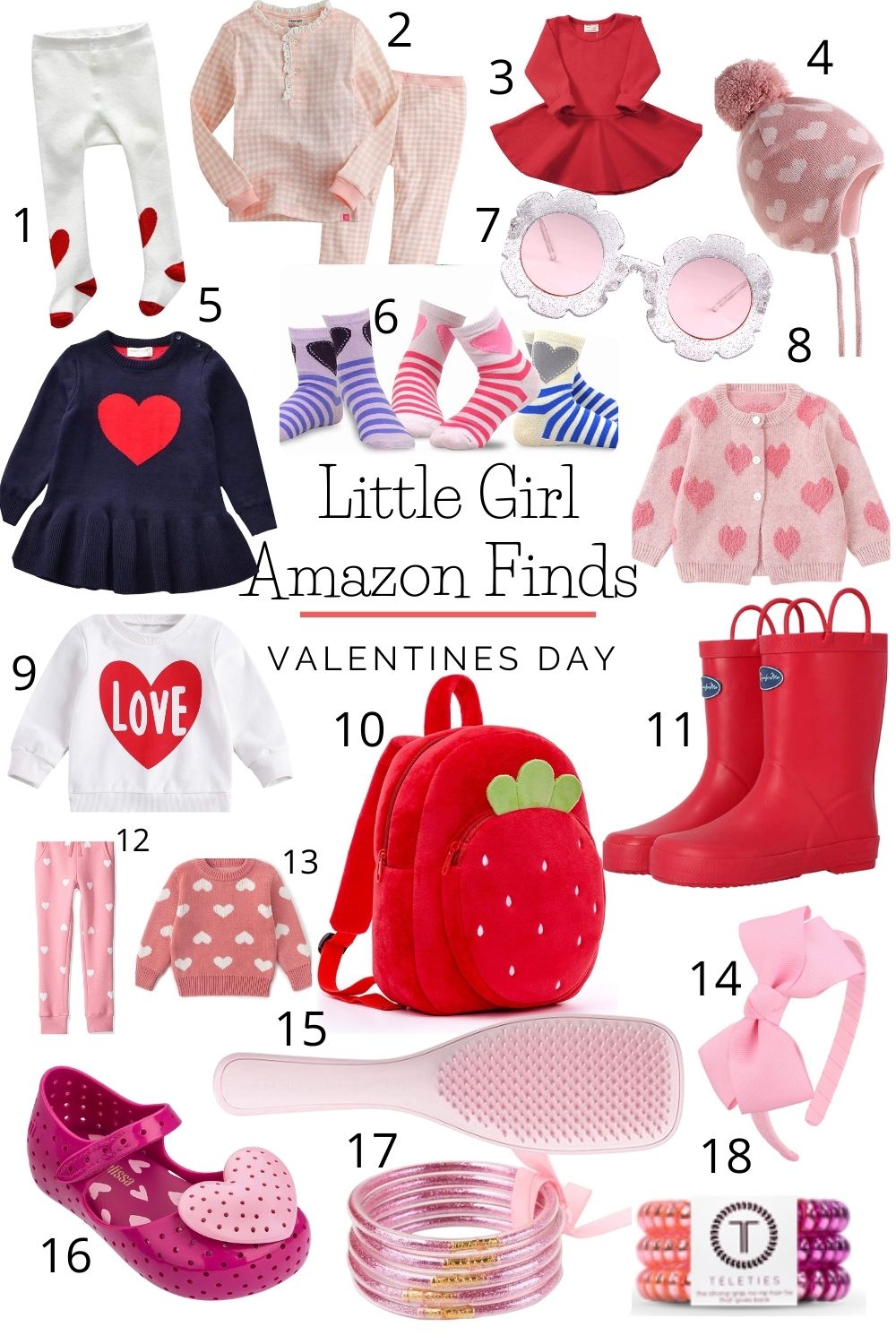 Amazon Valentine's Day Favorites for Little Girls