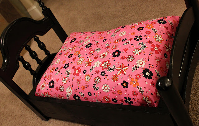 Repurposed Chair doll bed http://bec4-beyondthepicketfence.blogspot.com/2011/12/doll-bed.html